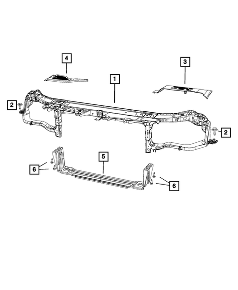 Radiator and Related Parts; Charge Air Cooler for 2014 Dodge Charger #2