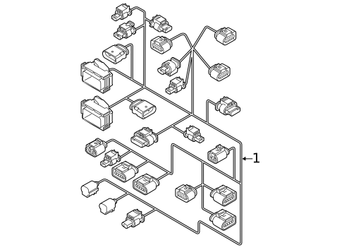Wiring Harness for 2015 Volkswagen Beetle #0