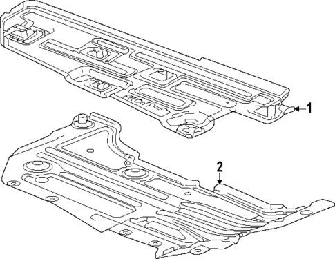 Under Cover & Splash Shields for 2018 Chevrolet Volt #1