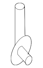 65455AJ010 - Body: Drain Hose Grommet for Subaru Image