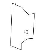 15870606 - Cooling System: Radiator Support Baffle for Cadillac: Escalade | Chevrolet: Silverado 1500, Tahoe | GMC: Sierra 1500, Yukon Image