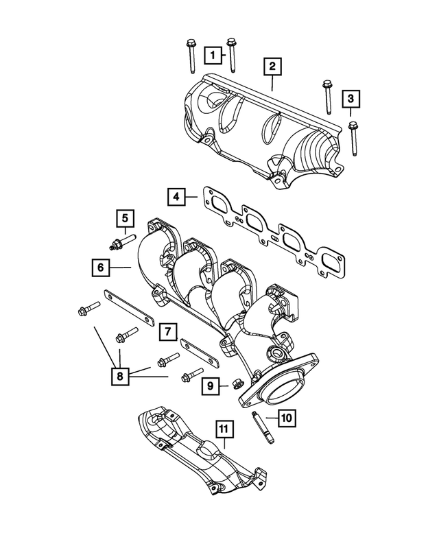 5038538AD - Engine: Heat Shield, Upper Right for Mopar Image