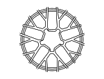 992601025ETC9X - : Wheel for Porsche: 911 Image