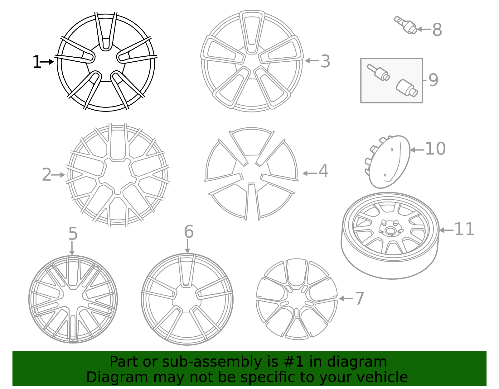 2020-2024 Porsche 911 Wheel 992-601-025-DE-C9X | OEM Parts Online