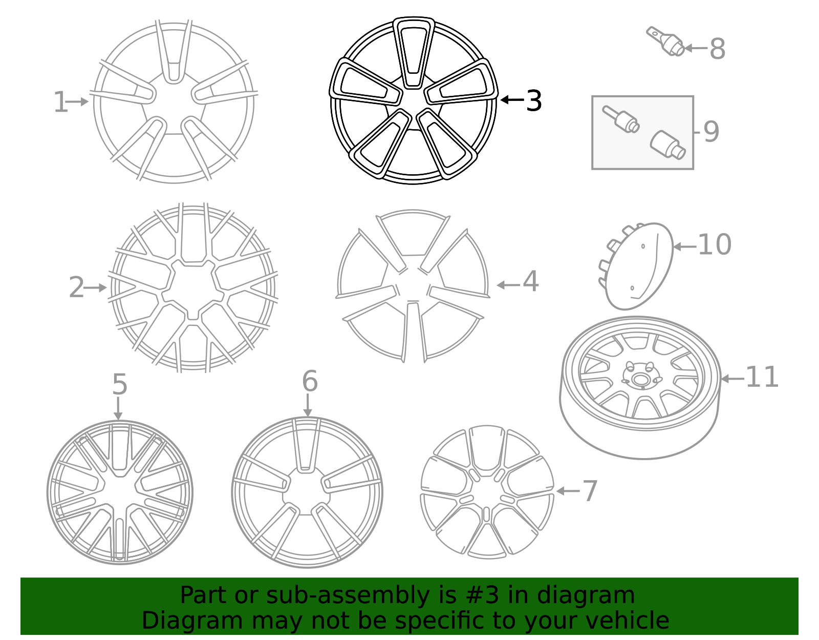 2020 Porsche 911 Wheel 992-601-025-H-OC6 | OEM Parts Online