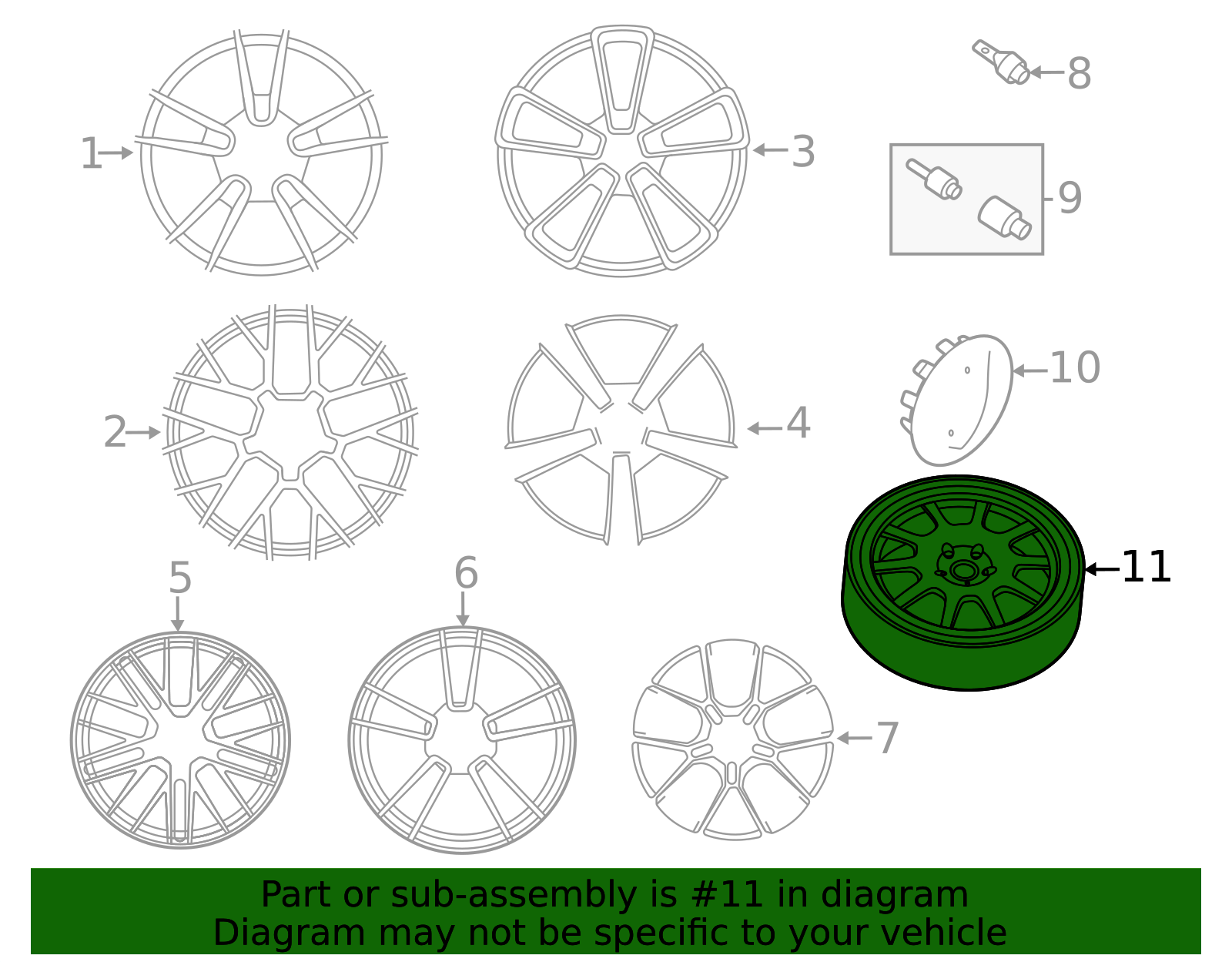 2020-2025 Porsche 911 Spare Wheel 992-601-010-A-300 | OEM Parts Online