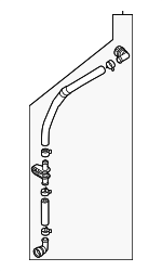 25436AT000 - : Lower Hose for Kia Image