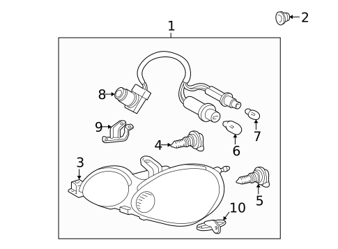 Bulbs - Chassis for 2003 Lexus GS300 #1