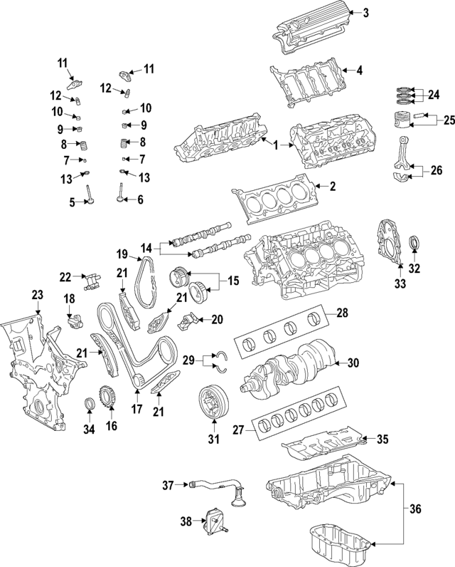 1308038021 - Engine: Engine Timing Camshaft Sprocket for Toyota Image