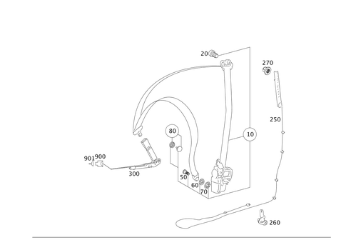 Front Seat Safety Belt for 2012 Mercedes-Benz S400 #0