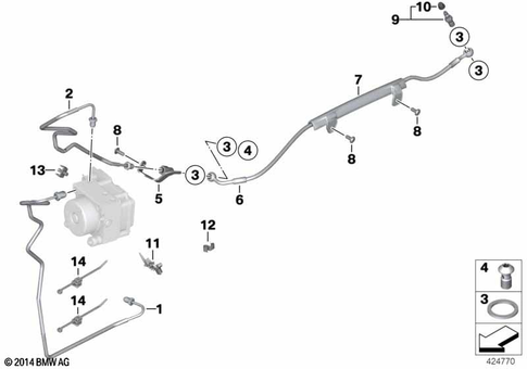 Brake Lines for 2009 BMW-Motorrad HP2 Sport #0