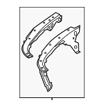 41107261463 - Body: Apron Assembly for BMW: 528i, 528i xDrive, 535d, 535d xDrive, 535i, 535i xDrive, 550i, 550i xDrive, 640i, 640i Gran Coupe, 640i xDrive, 640i xDrive Gran Coupe, 650i, 650i Gran Coupe, 650i xDrive, 650i xDrive Gran Coupe, ActiveHybrid 5, M5, M6, M6 Gran Coupe Image