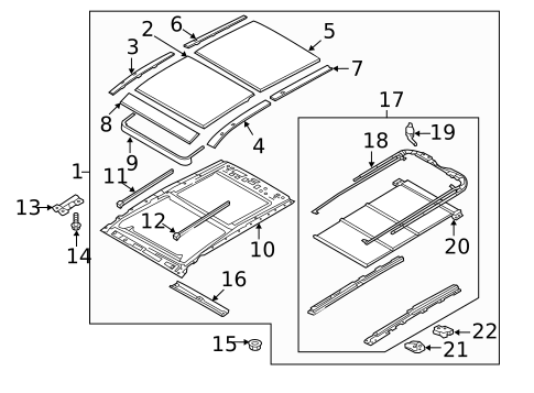 Sunroof for 2017 Hyundai Santa Fe Sport #0
