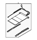 816462W000OM - Body: Rail Assembly for Hyundai: Santa Fe Sport Image