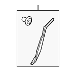 74896TZ3A00 - Body: Filler Trim for Acura Image