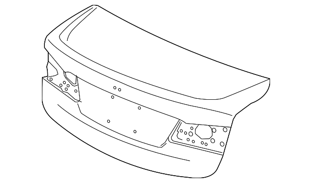 2015-2020 Acura TLX Trunk Lid 68500-TZ3-A90ZZ | OEM Parts Online