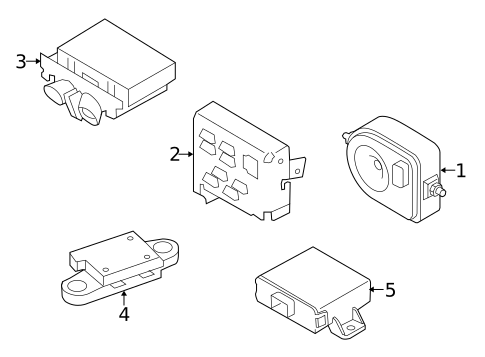 Anti-Theft Components for 2014 Volvo XC60 #0