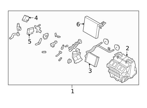 HVAC Case for 2014 INFINITI Q60 #0