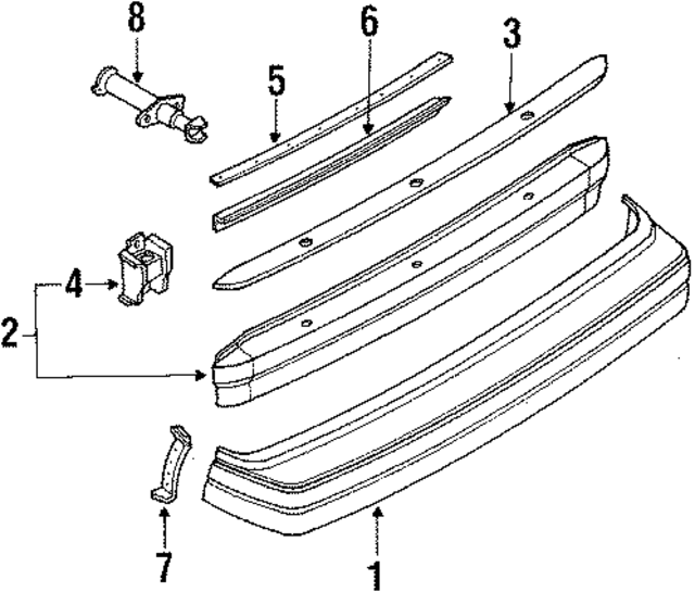 8506424A00 - : Reinforcement Lower Bracket for Nissan: Sentra Image