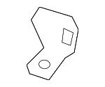 68343485AB - Body: Bracket for Jeep: Wrangler Image