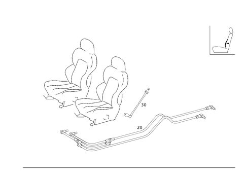 Orthopaedic Front Backrest for 2008 Mercedes-Benz CLK63 AMG #0