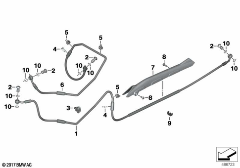 Brake Lines for 2021 BMW-Motorrad R 1250 R #1