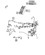 68626051AB - Electrical: Headlamp To Dash Wiring for Ram: ProMaster 1500, ProMaster 2500, ProMaster 3500 Image