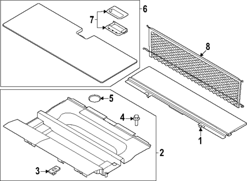 Interior Trim - Rear Body for 2025 Ford Expedition #1
