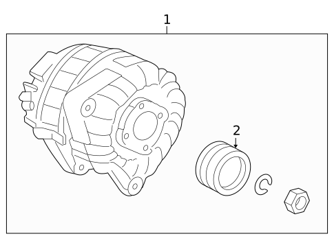 Alternator for 2011 Porsche 911 #1