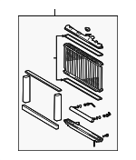 1640046721 - Cooling System: Radiator Assembly for Lexus: IS300 Image