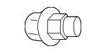9594434 - Suspension: Wheel Nut Cap for Buick: LeSabre, Park Avenue | Chevrolet: Camaro, Corvette, Equinox, Impala, Malibu, Monte Carlo | Pontiac: G6 | Saturn: L100, L200, L300, LS, LS1, LS2, LW1, LW2, LW200, LW300, Vue Image