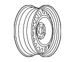 9595769 - Suspension: Wheel, Steel for Pontiac: G6 Image