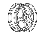 9597624 - Suspension: Wheel, Steel for Chevrolet: Malibu | Pontiac: G6 | Saturn: Aura Image