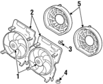 9157173 - : Part# 9157173 Fan for Cadillac: Catera Image