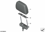 52307494221 - : Head Rest Cover for BMW Image