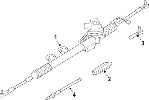 Steering Gear & Linkage for 2010 Nissan TITAN #1