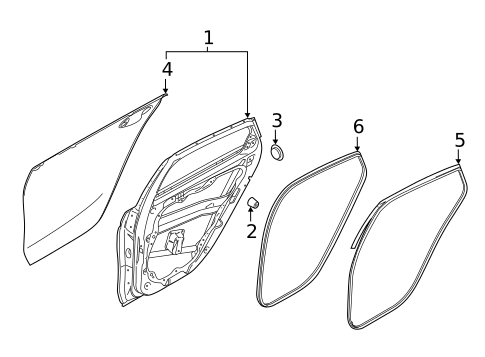 Door & Components for 2023 Kia Forte #0
