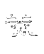 68591696AB - Air Conditioners and Heaters: Floor Duct for Mopar Image
