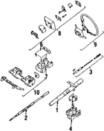 31431GA380 - Steering: Jacket for Subaru: XT Image