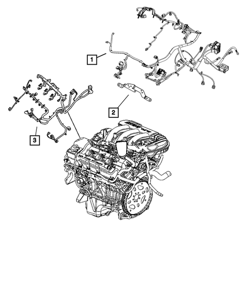 Wiring-Powertrain for 2011 Dodge Journey #3
