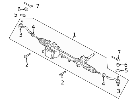 Steering Gear & Linkage for 2023 Genesis GV80 #0