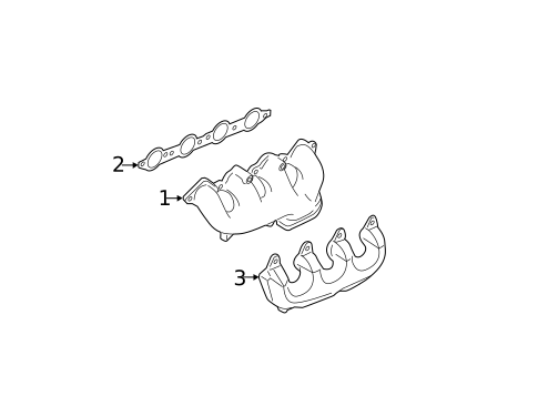 Exhaust Manifold for 2013 Cadillac CTS #0