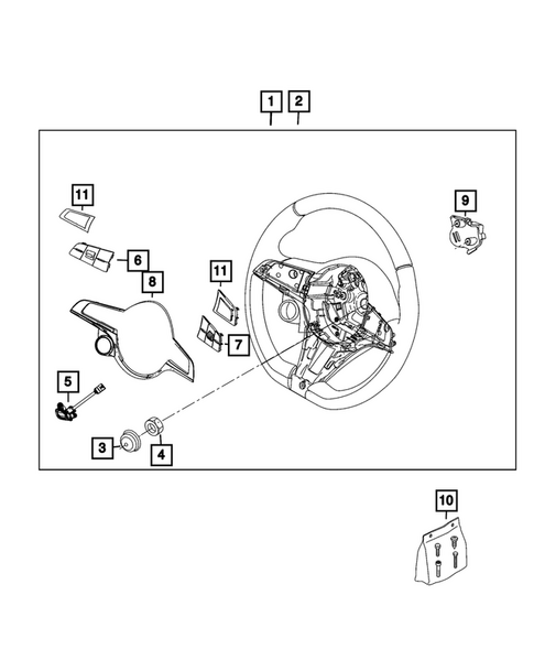 Steering Wheel for 2024 Dodge Hornet #0