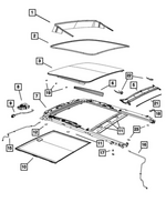 68760792AA - : Sunshade Stop Bumper for Mopar Image