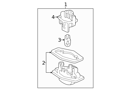 License Lamps for 1999 Honda Odyssey #0