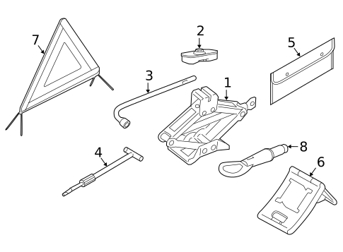 Jack & Components for 2018 INFINITI QX30 #0