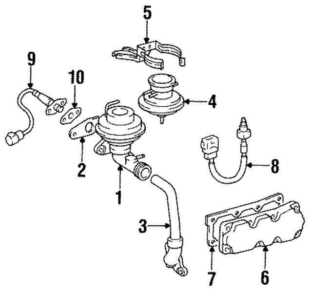 2562046061 - Emission System: Egr Valve for Lexus Image