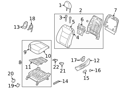 Power Seats for 2012 Kia Sorento #0