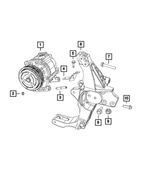 68073065AA - Air Conditioners and Heaters: A/c Compressor Bracket for Mopar Image