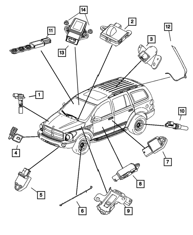 68043968AA - Electrical: Infrared Sensor for Mopar Image image